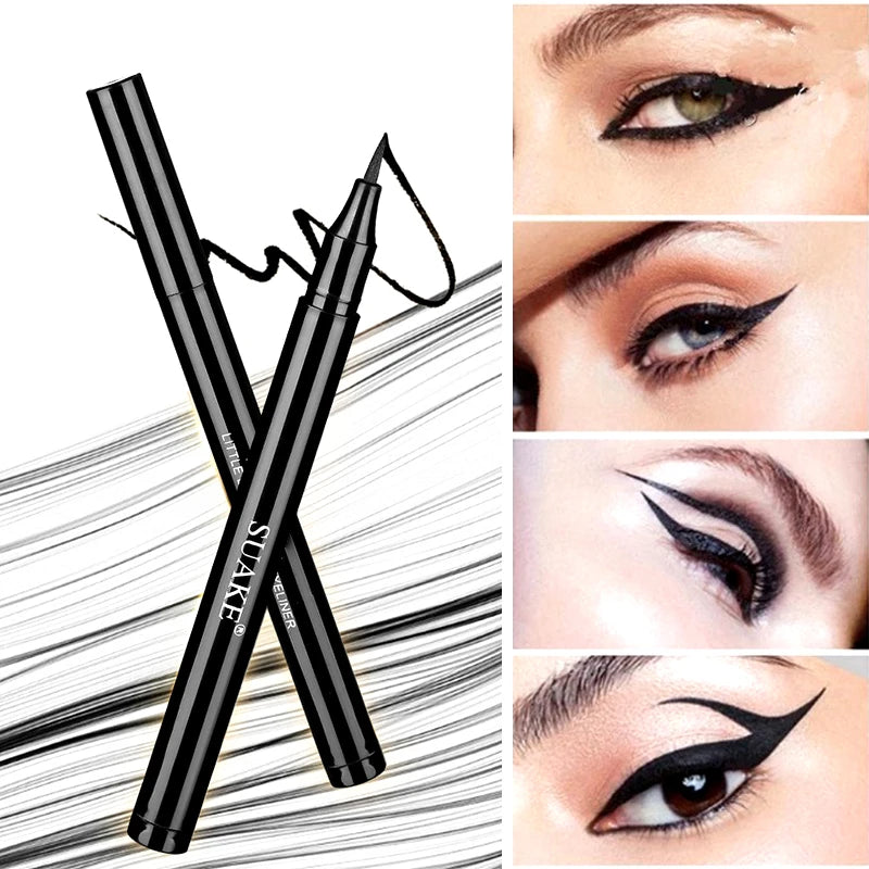 Waterproof Matte Liquid Eyeliner | Smoky Eye, Easy-to-Apply, Long-Lasting, Black