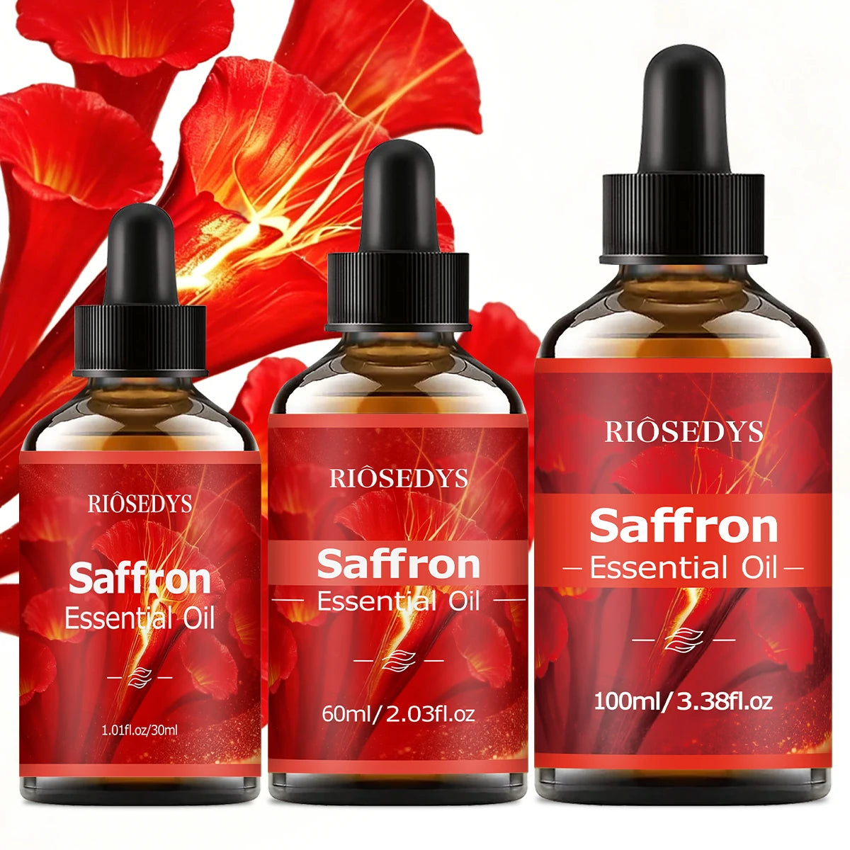 SAFFRON Essential Oil, Warm Spicy Fragrance Oil for Diffusers, Aromatherapy & DIY Scented Crafts, Rich and Elegant Aroma