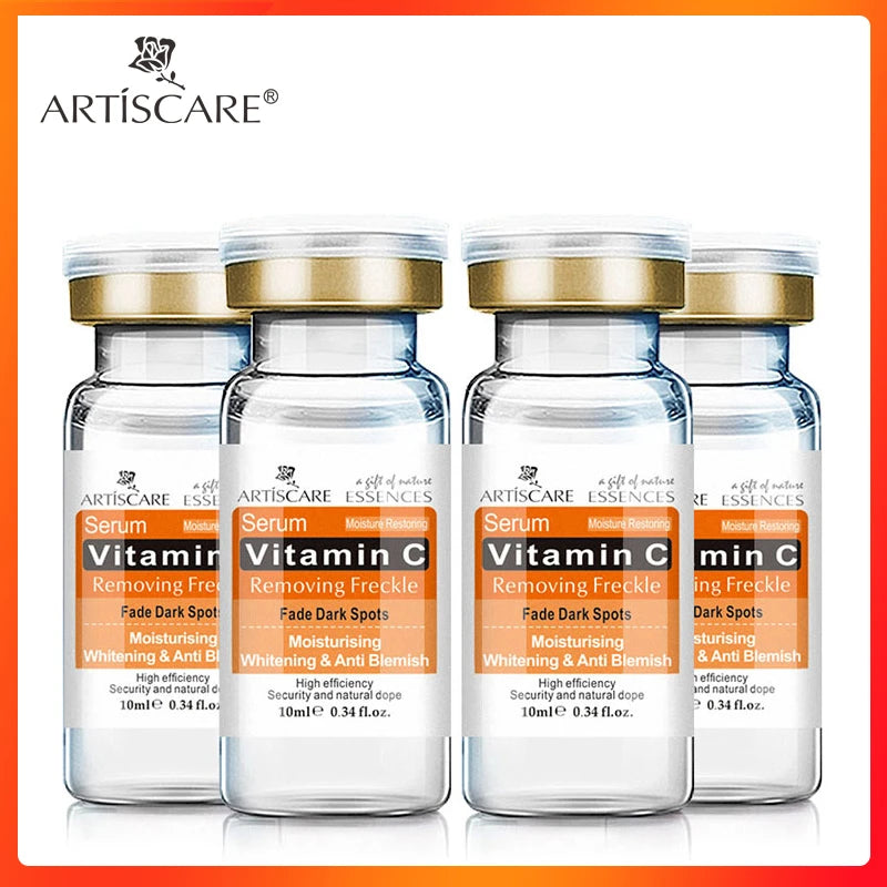 ARTISCARE Vitamin C Serum 4pcs/Lot for Face Moisturizing Hyaluron Acid Facial Care Face Whitening Essence