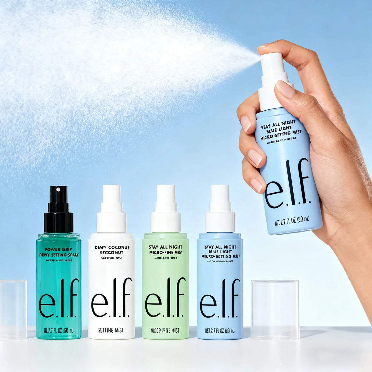 Hot ELF Skincare Products Pre Makeup Gel Gel Green Primer 75ml Exfoliate Clean Pores Makeup Lasting Moisturizing Setting Spray