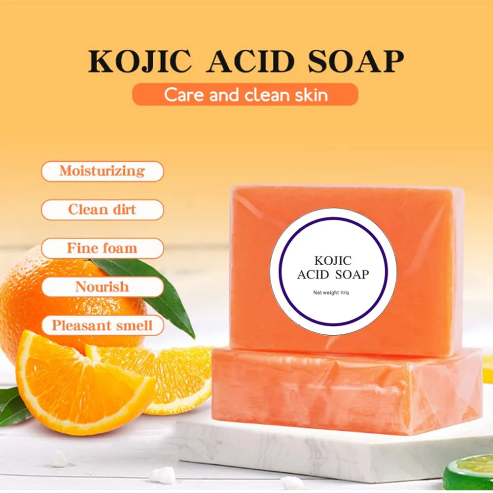 Papaya Handcrafted Curcumin Soap Brightening Skin Natural Handmade Bar Soap for Face And Body