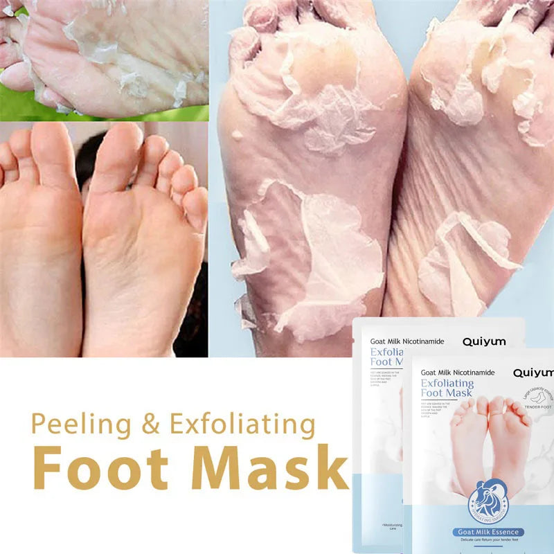 Exfoliating Foot Mask Feet Peeling Mask Spa Socks Smooth Dead Skin Remover Moisturizing Whitening Anti-Cracked Foot Skin Care