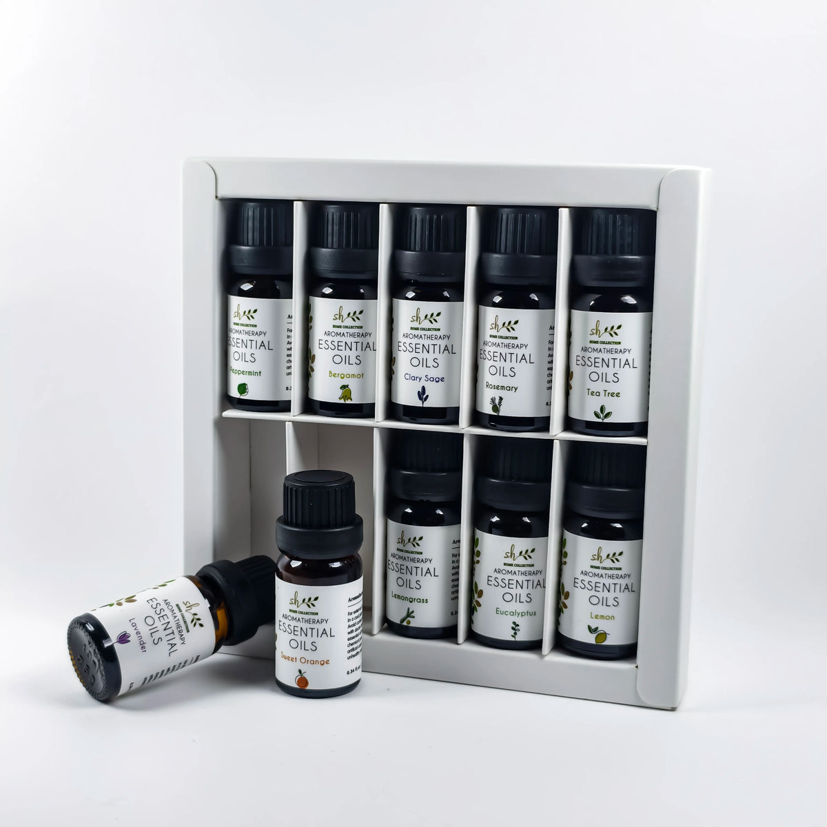 10Pcs&6pcs Essential Oil Gift Set, for Diffuser, Humidifiers, Skin Care, Massage, Fragrance Oil Scent for DIY Candle Soap Making