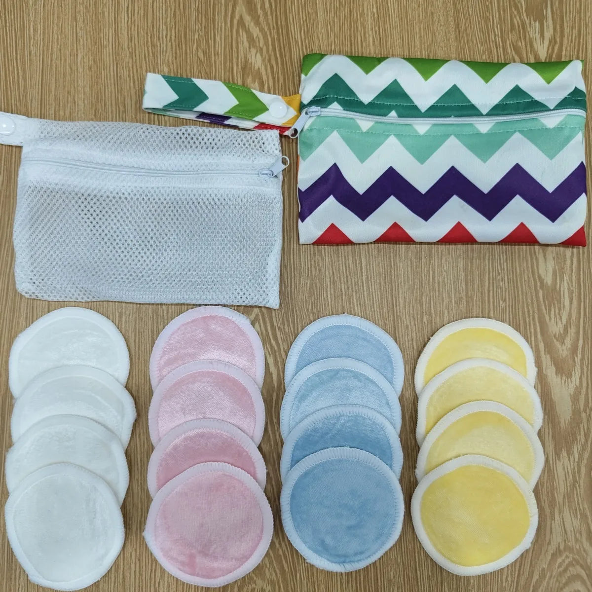 1Set Reusable Cotton Pads Washable Makeup Remover Pads Bamboo Cotton Soft Face Skin Cleaner Facial Cleaning Make Up Beauty Tool