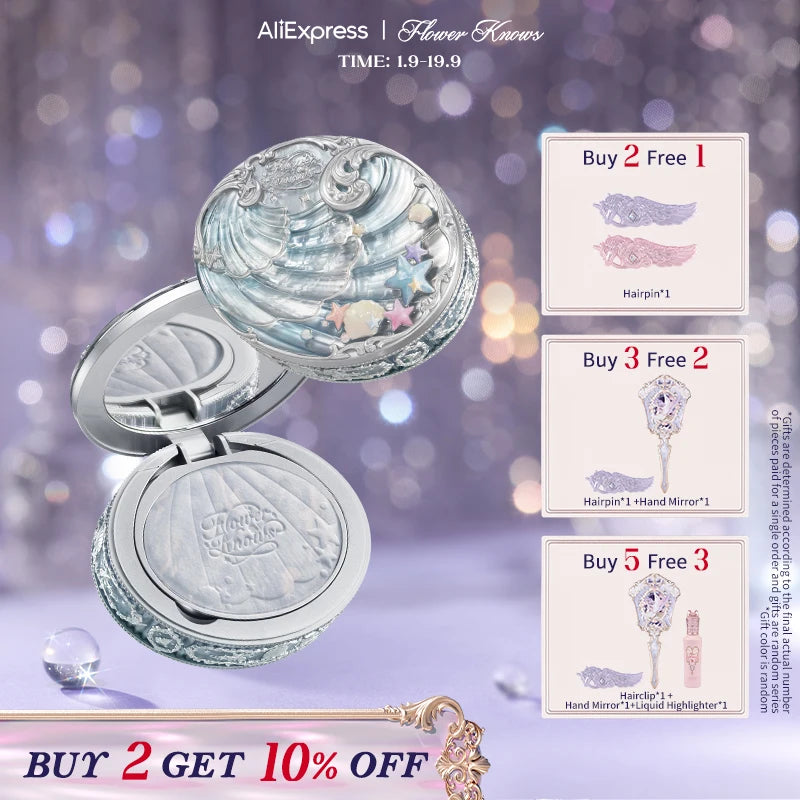 Flower Knows Shell's Jewel Collection Baked Setting Powder