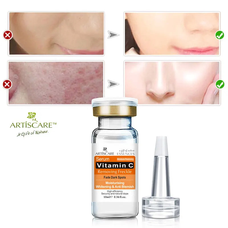 ARTISCARE Vitamin C Serum 4pcs/Lot for Face Moisturizing Hyaluron Acid Facial Care Face Whitening Essence