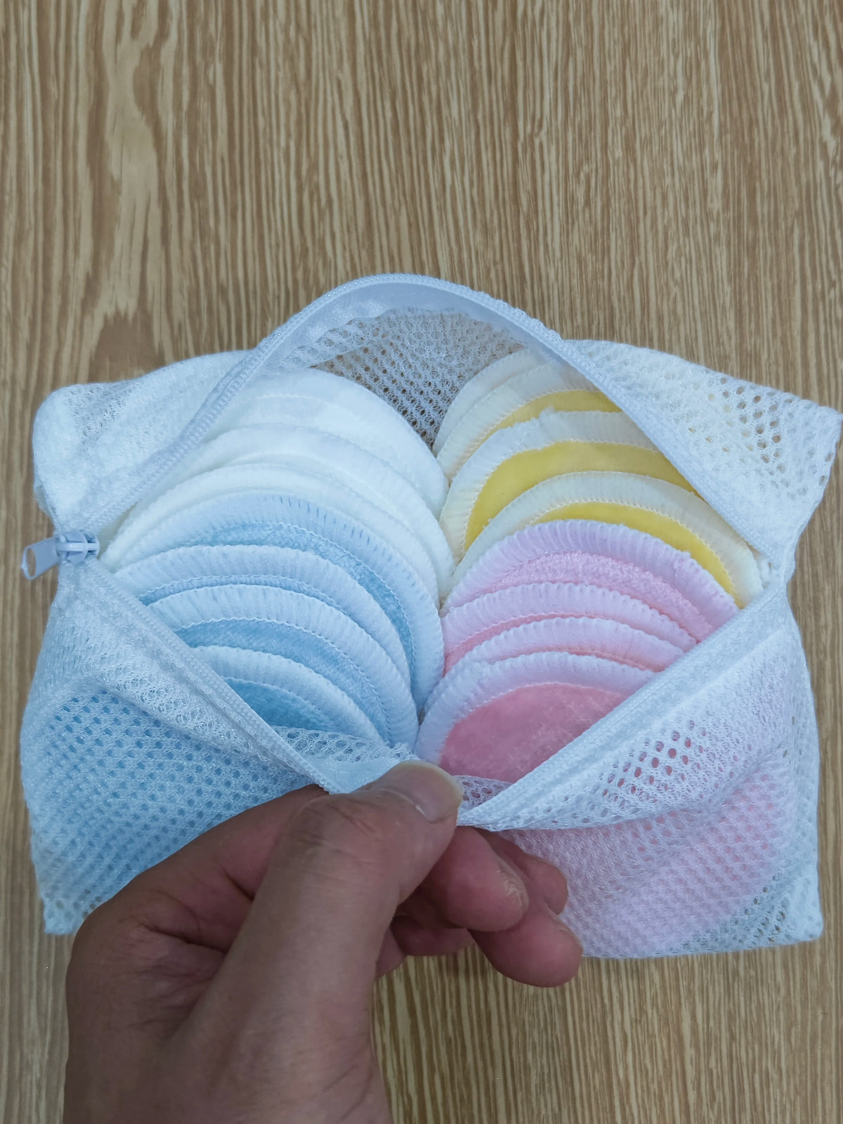 1Set Reusable Cotton Pads Washable Makeup Remover Pads Bamboo Cotton Soft Face Skin Cleaner Facial Cleaning Make Up Beauty Tool