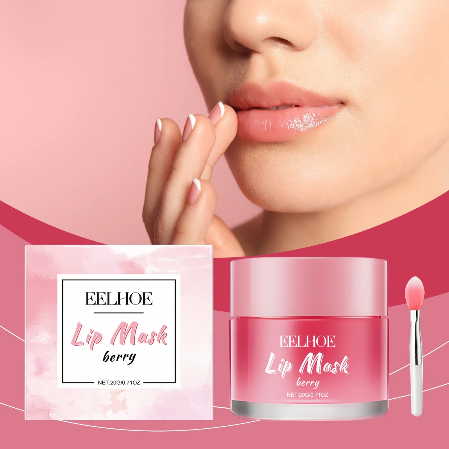 Sleeping Lip Mask Moisturizing Nourishing Hydrate And Dilute Lip Lines Soften Cracked Lips And Remove Dead Skin Jelly Lip Mask