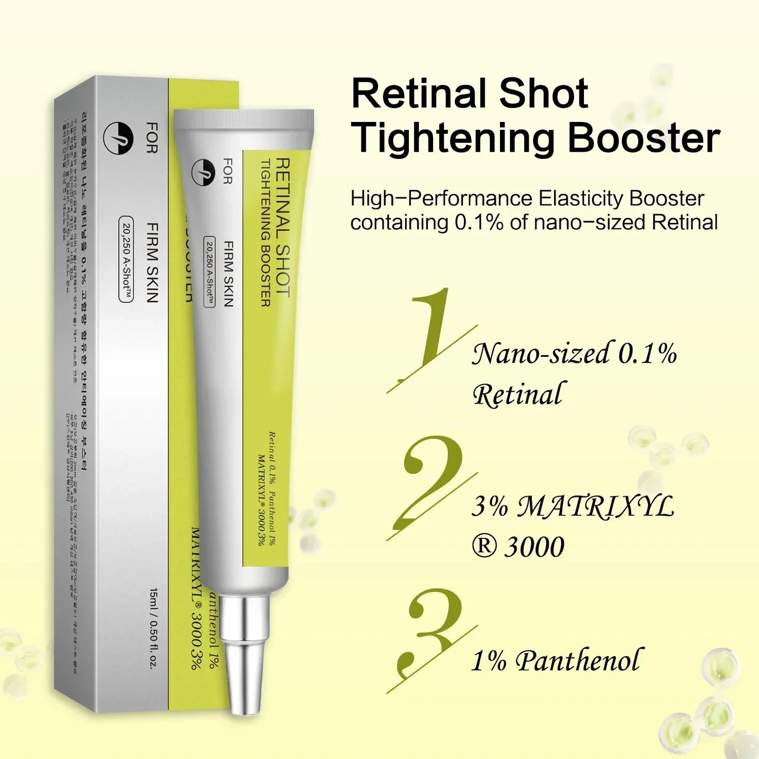 Retinol VC Face Cream Eye Serum Firming Lifting Hydrating Smooth Dark Circles Boost Skin Elasticity Natural Glow Moisturizer