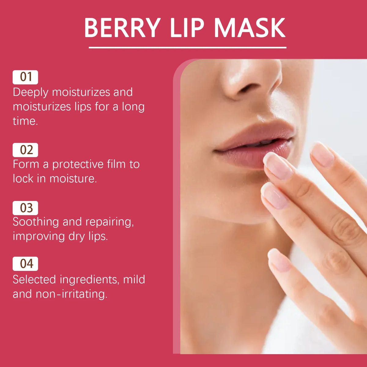 Sleeping Lip Mask Moisturizing Nourishing Hydrate And Dilute Lip Lines Soften Cracked Lips And Remove Dead Skin Jelly Lip Mask