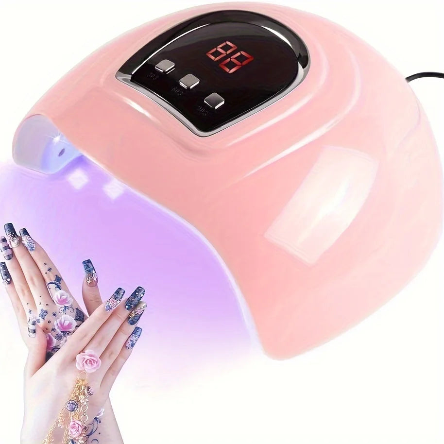 Professional UV LED Nail Lamp for Gel Polish, Fast Nail Dryer & Curing Lamp, Multi-Mode Timer Manicure Machine, Gel Nail Polish Dryer for Home Salon Use