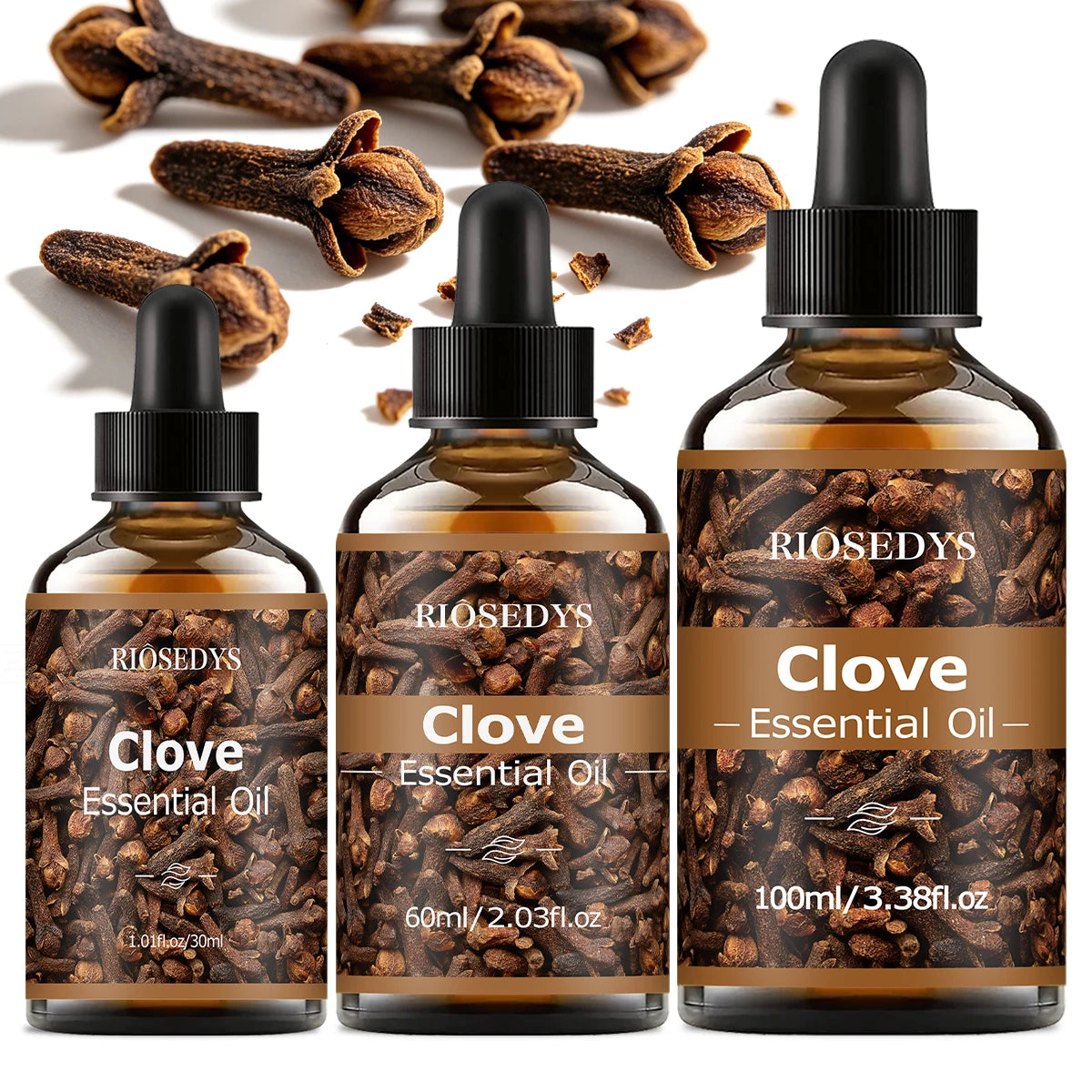 CLOVE ESSENTIAL OIL is a moisturizing and nourishing massage oil suitable for skincare, fragrance, massage, and all skin types.