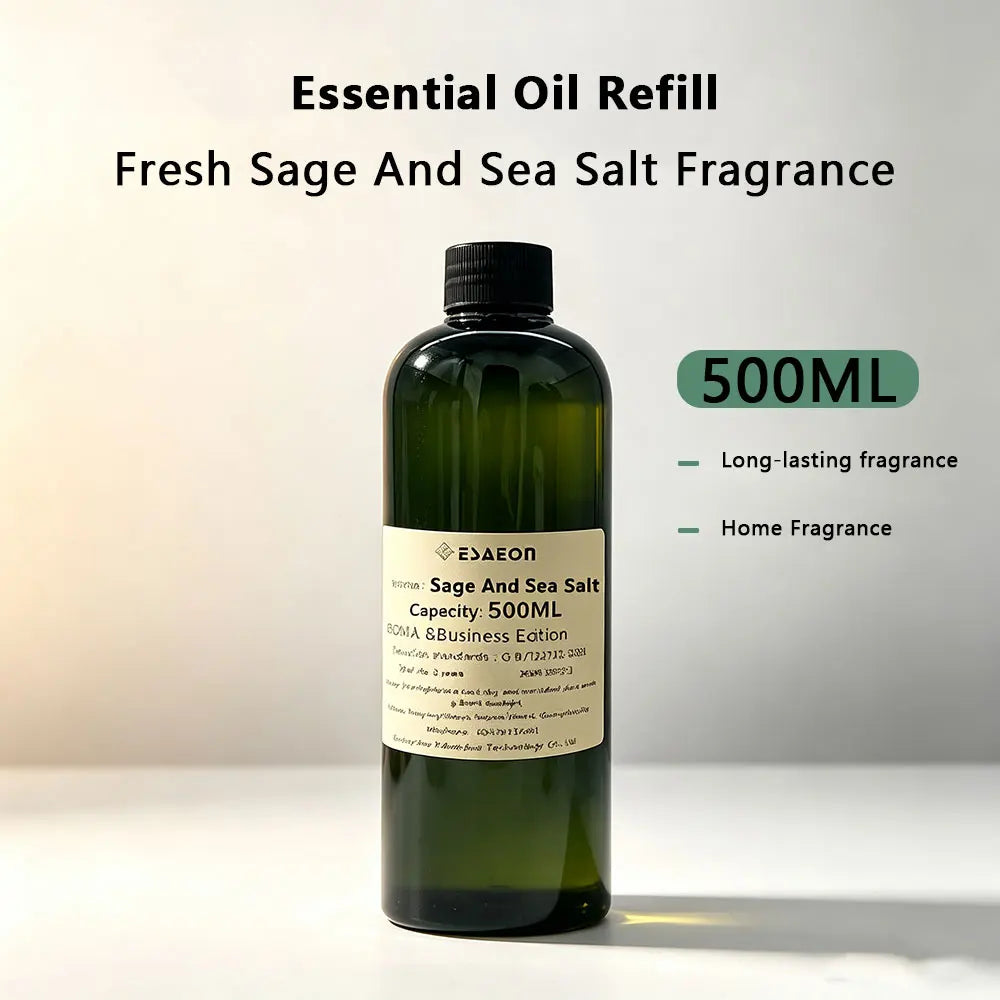 ESAEON Aroma Diffuser Supply Oils - Essential Oil For All Waterless Aromatherapy Machines, Green Encounter - 500ML (16.9 fl.oz)