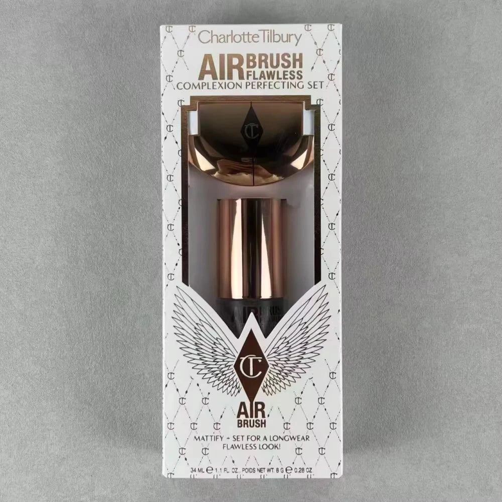 Charlotte Tilbury Liquid Foundation Liquid Setting Spray Silky Long-lasting Concealer Moisturizing Contour Enhancing Face Makeup