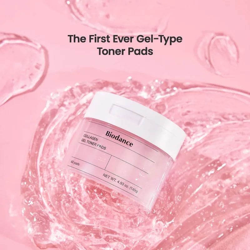 Biodance Gel Toner Pads Ampoule Serum Deep Moisturizing Boost Hydration Brightening All Skin Types Facial Skin Care Set