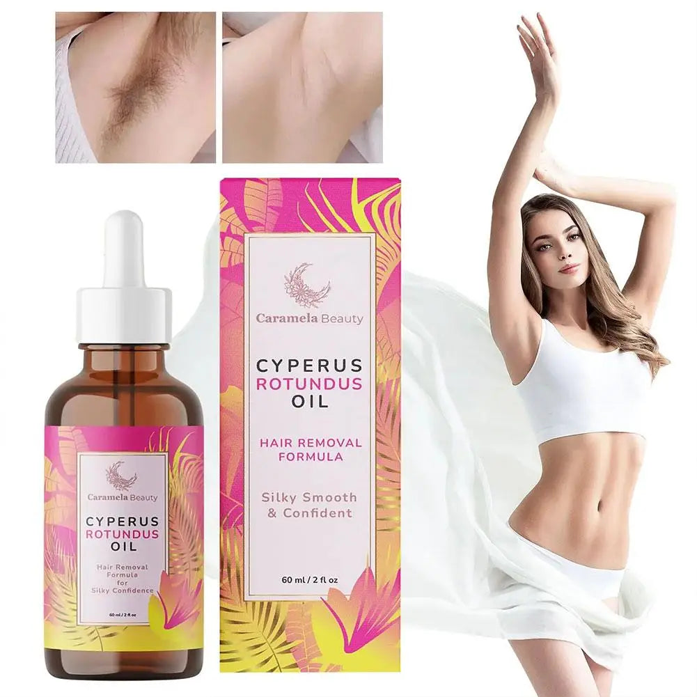 60ml Natural Cyperus Rotundus Oil After Hair Removal Skin Drops Soothing Redness Moisturizing Gentle Slow Hair Growth Body Care