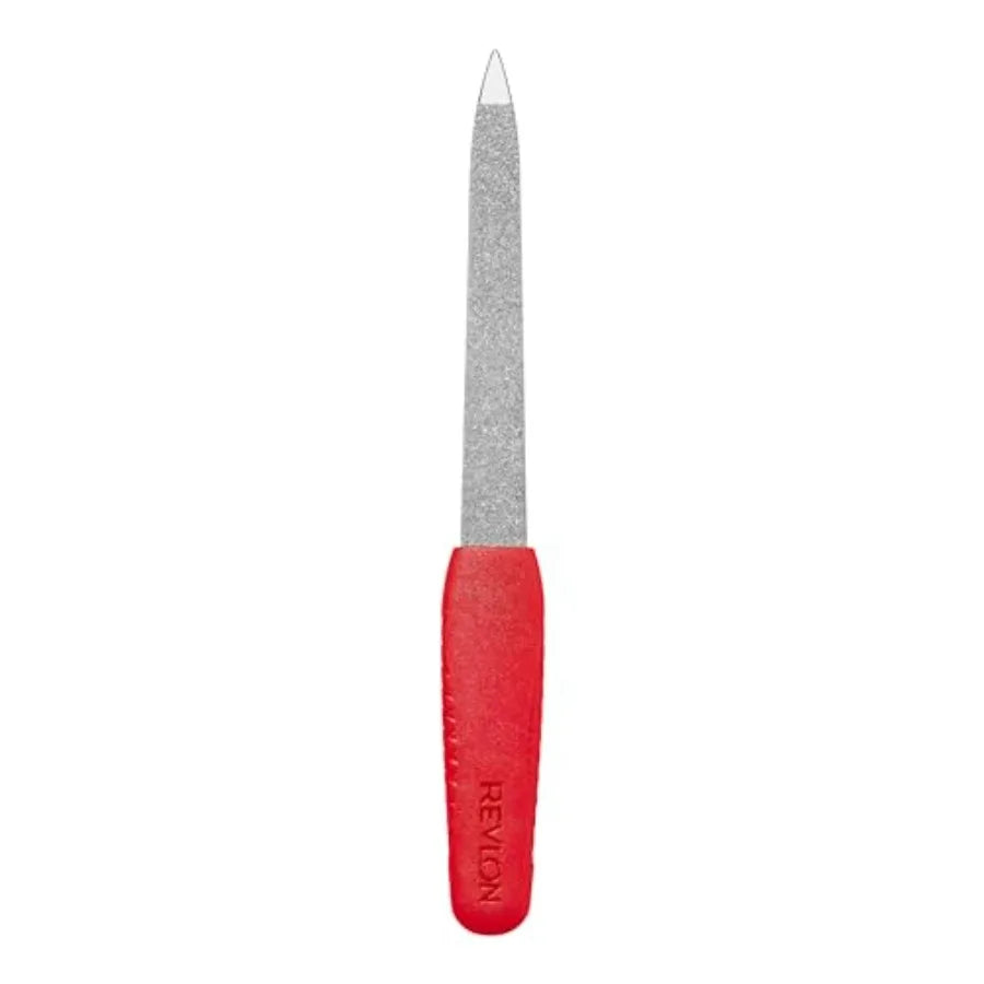 Revlon Compact Emeryl Nail File, Red, 1 Count